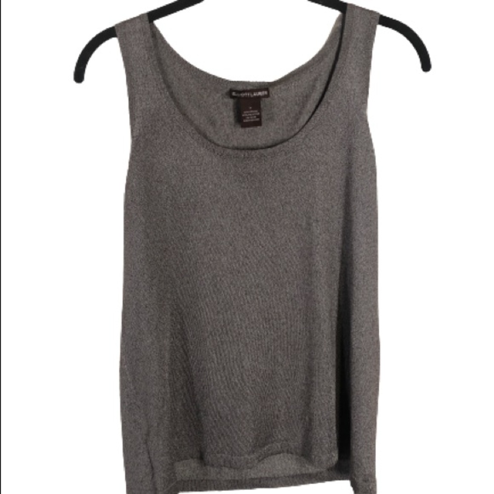 Elliott Lauren Semi Sheer Sleeveless Top Medium
